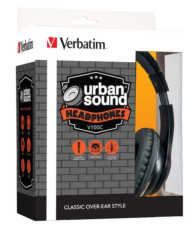 SPH-65066.jpg Verbatim 65066 Stereo Headphone 3.5mm - Black