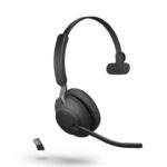 Jabra 26599-889-999 Evolve2 65 UC Mono Black Bluetooth Headset