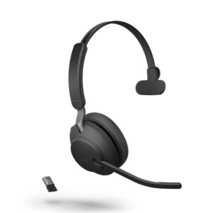 Jabra 26599-889-999 Evolve2 65 UC Mono Black Bluetooth Headset