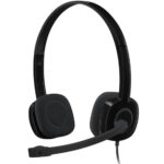 Logitech 981-000587 H151 Stereo Headset Light Weight Adjustable Headphones