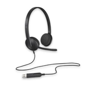 Logitech 981-000477 H340 Plug-and-Play USB Headset with Noise Cancelling