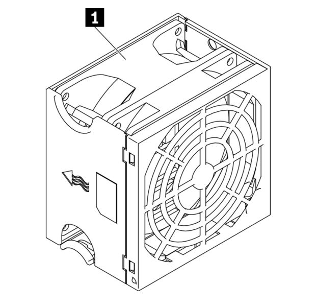 SVL-4M27A60831-D.jpg Lenovo ISG 4M27A60831 ThinkSystem ST650 V2 Standard Fan Kit