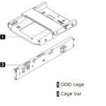 Lenovo ISG 4XF7A78619 LENOVOThinkSystem ST50 V2 Slim ODD Cage Kit