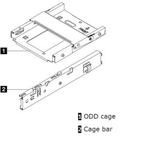 Lenovo ISG 4XF7A78619 LENOVOThinkSystem ST50 V2 Slim ODD Cage Kit