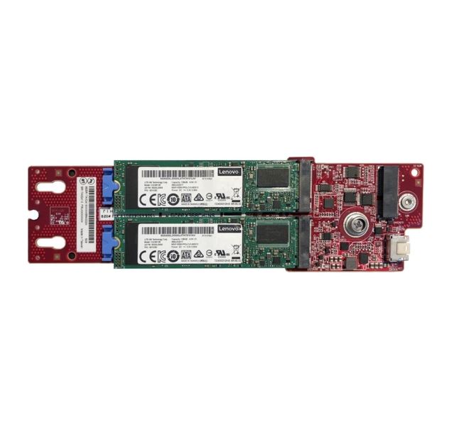 SVL-4Y37A09738-D.jpg Lenovo ISG 4Y37A09738 LENOVOThinkSystem M.2 SATA/NVMe 2-Bay Enablement Kit