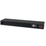 APC AP7820B Rack PDU, Metered, 1U, 12A/208V, 10A/230V, (8)