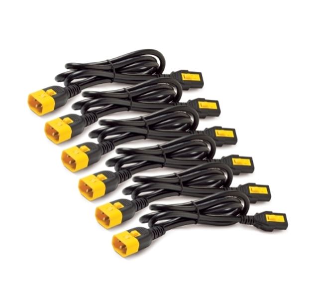 UPAPC-AP8706S-WW.jpg APC AP8706S-WW Locking Power Cord Kit, C13 to C14