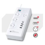 Generic PAD-8044 Sansai 4 Outlet 3xUSB-A & 1xUSB-C Powerboard