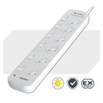 Generic PAD-056SW Sansai 6 Way Powerboard 6 Outlet 10A