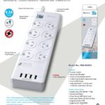 Generic PAD-4088H Sansai 8 Outlets & 4 USB Outlets
