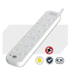 Generic PAD-661SW Sansai 6-Way Power Board (661SW) with Individual