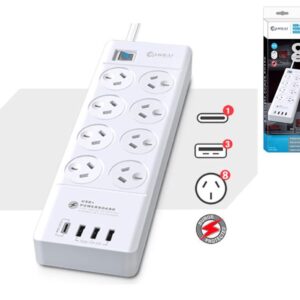 Generic PAD-8088 Sansai 8 Outlet 3*USB-A & 1*USB-C Powerboard