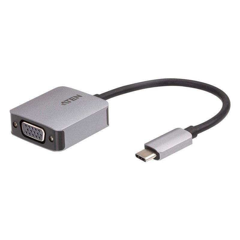 USA-UC-3002A.jpg Aten UC3002A-AT USB-C to VGA Adapter, aluminium housing