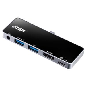 Aten UH3238-AT USB-C Travel Dock with Power Pass-Through