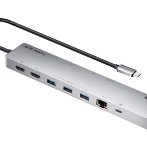 Aten UH3240-AT 11-in-1 USB-C Multiport Dock with Power Pass-Through