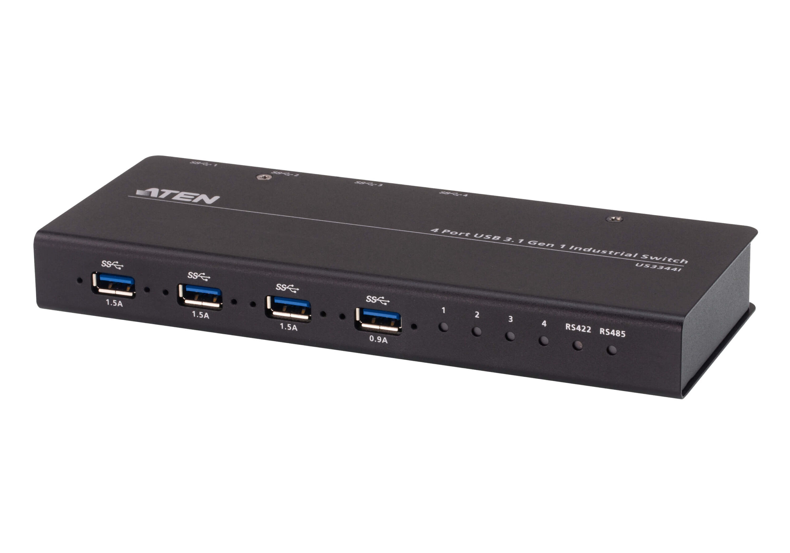 USA-US-3344I.jpg Aten US3344I-AT Industrial Peripheral Switch 4x4 USB 3.1 Gen1