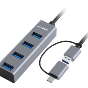 MBEAT MB-CU3H-4G ® 4-Port USB 3.0 Hub with 2-in-1