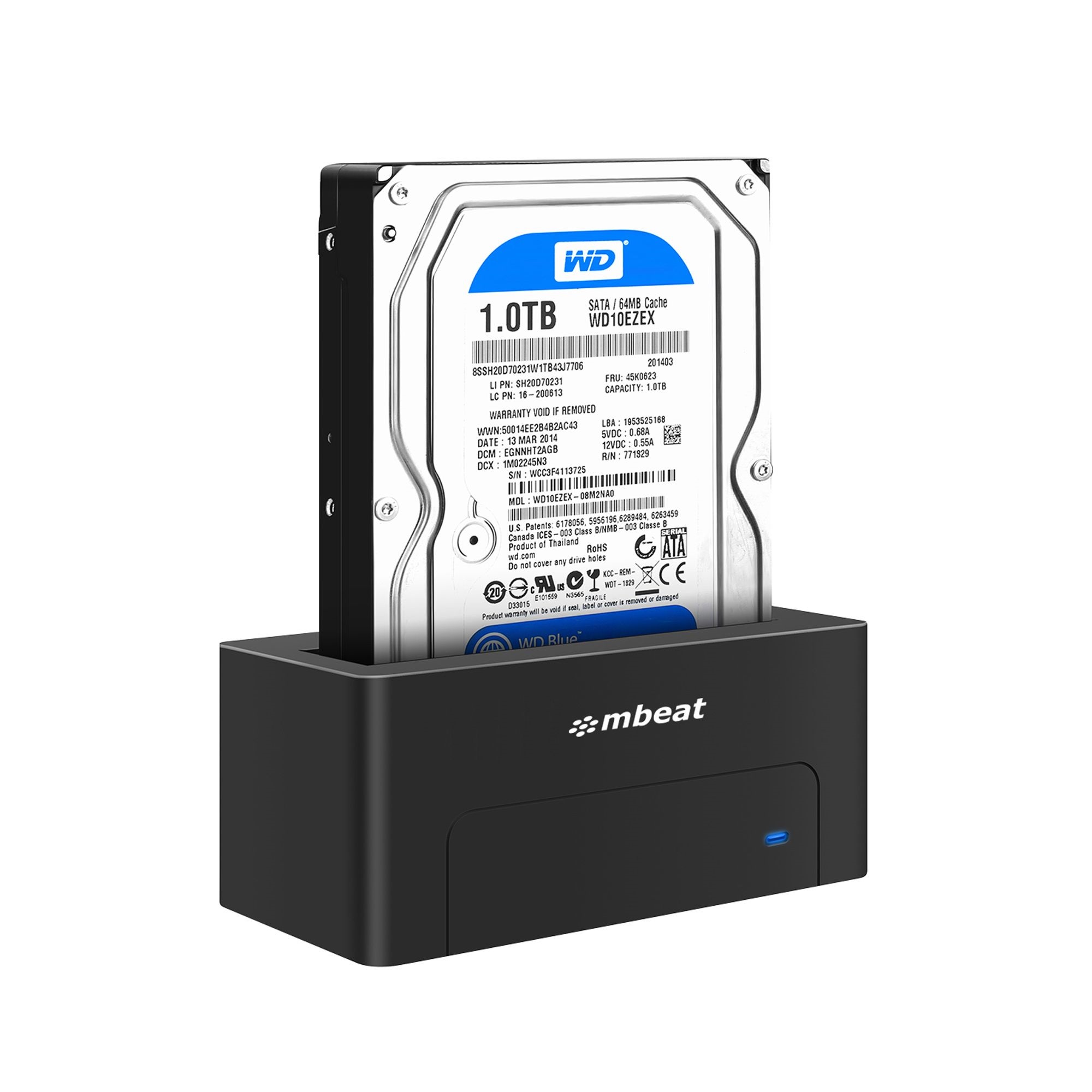 USMB-HDD-235D1K.jpg MBEAT MB-HDD-235D1K ® D1 USB 3.0 3.5" & 2.5"