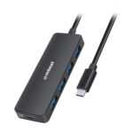 MBEAT MB-C3H-5K ® 4-Port USB-C Hub with USB-C DC
