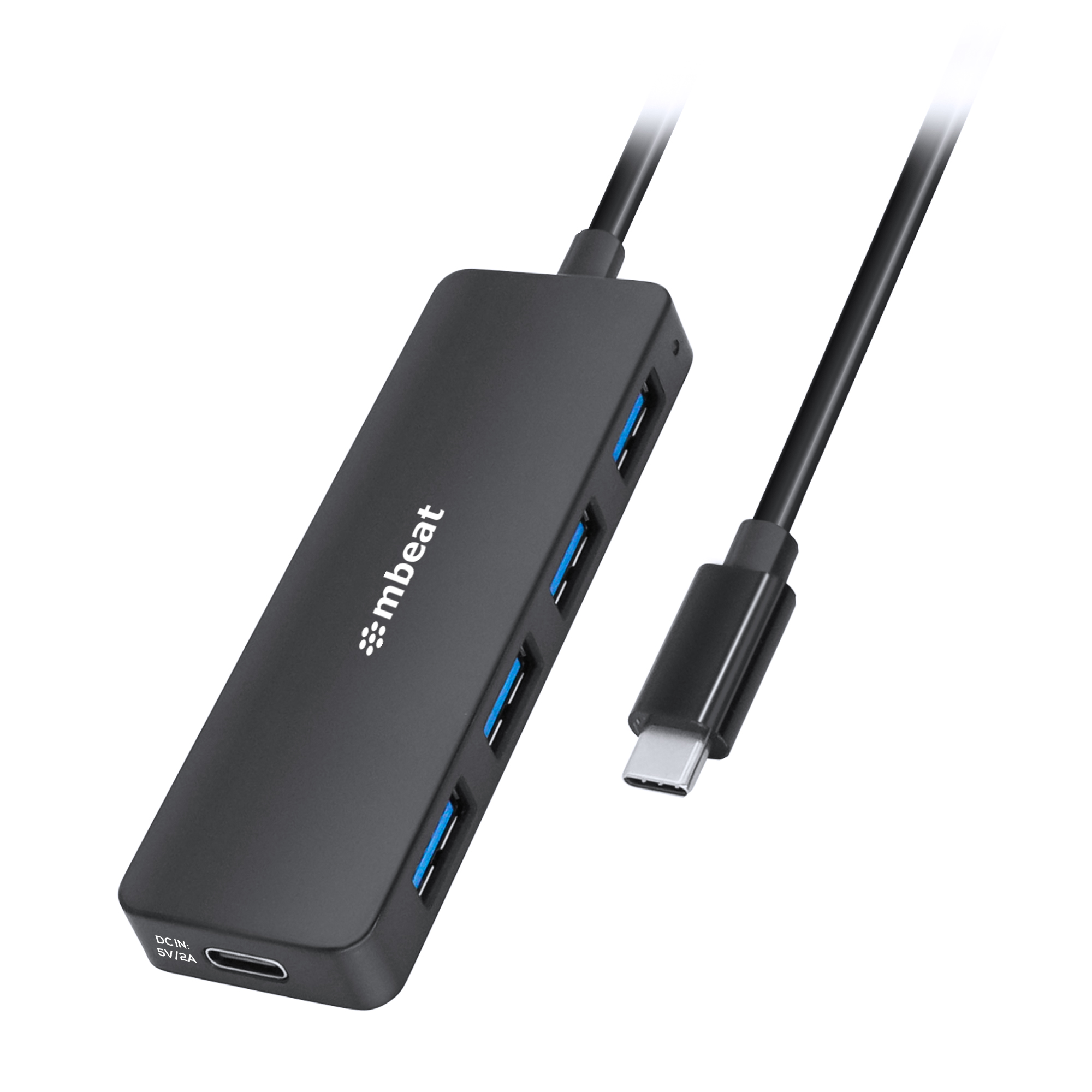 USMB-MB-C3H-5K.jpg MBEAT MB-C3H-5K ® 4-Port USB-C Hub with USB-C DC