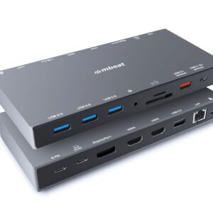 MBEAT MB-UCD-X15 ® 15-in-1 Triple Display USB-C Docking Station