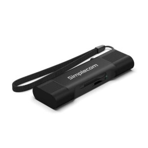 Simplecom CR402B SuperSpeed USB-C and USB-A Dual Slot Card