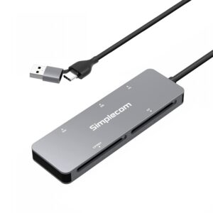 Simplecom CR407 5-Slot SuperSpeed USB 3.0 and USB-C