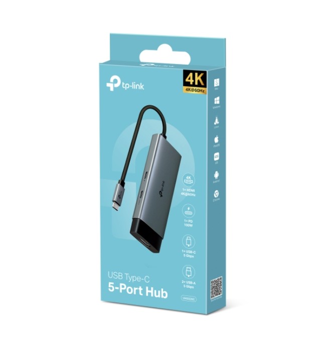 USTL-UH5020C.jpg TP-LINK UH5020C USB Type-C 5 in 1 Hub