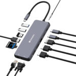 Verbatim 32154 USB-C Pro Multiport Hub- 14 Ports