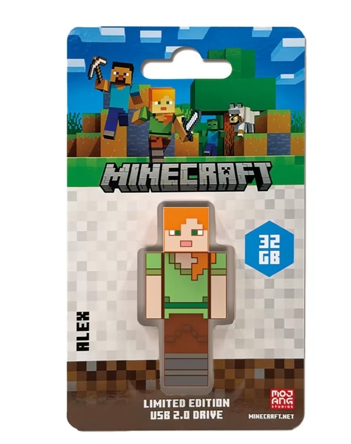 USV-66977.jpg Verbatim 66977 Minecraft Alex - Collector's Edition USB Flash