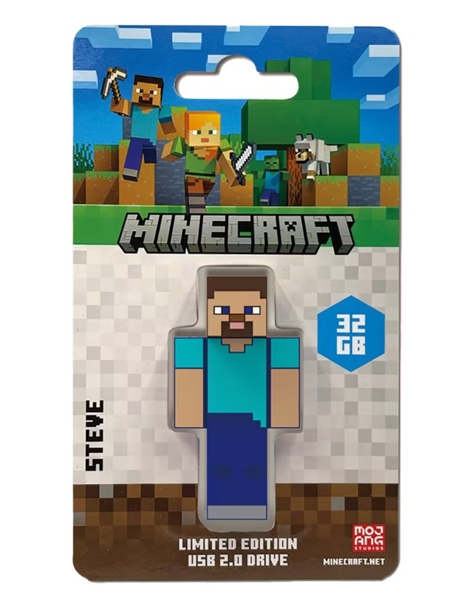 USV-66978.jpg Verbatim 66978 Minecraft Steve - Collector's Edition USB Flash