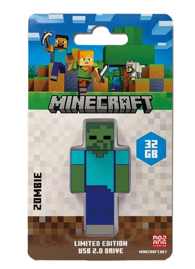 USV-66981.jpg Verbatim 66981 Minecraft Zombie - Collector's Edition USB Flash