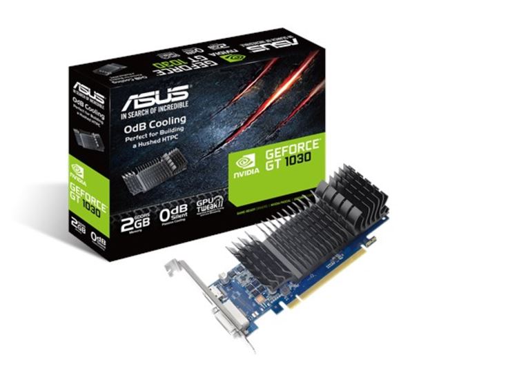 VCA-GT1030-SL-2G-BRK.jpg ASUS GT1030-SL-2G-BRK nVidia GeForce 2GB GDDR5 Low Profile Graphics