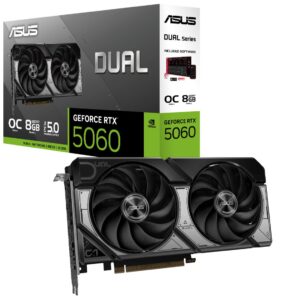 ASUS DUAL-RTX5060-O8G NVIDIA GeForce DUAL RTX™ 5060 8GB GDDR7