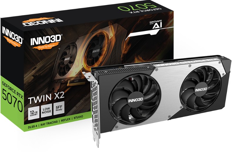 VCI-RTX5070-X2.jpg INNO3D N50702-12D7-195064N nVidia GeForce RTX 5070 TWIN X2 12GB