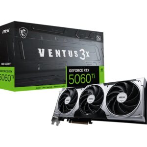 MSI GeForce RTX 5060 Ti 8G VENTUS 3X OC nVidia GeForce RTX™ 5060 Ti 8G VENTUS