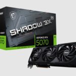 MSI GeForce RTX 5070 12G SHADOW 3X OC nVidia GeForce RTX™ 5070 12G SHADOW 3X