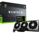 MSI GeForce RTX 5080 16G VENTUS 3X OC nVidia GeForce RTX™ 5080 16G VENTUS 3X