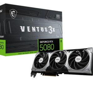 MSI GeForce RTX 5080 16G VENTUS 3X OC nVidia GeForce RTX™ 5080 16G VENTUS 3X
