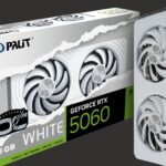Palit NE75060U19P1-GB2063M RTX5060 WHITE OC 8GB GDDR7 128bit 3-DP