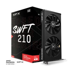 XFX RX-76PSWFTFY Speedster SWFT210 AMD Radeon RX 7600 Core