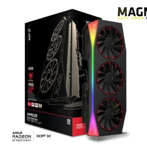 XFX RX-97TMARGB9 Mercury AMD Radeon RX 9070XT OC Magnetic