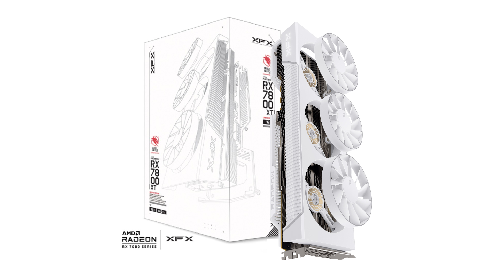 VCX-RX9070XTOC16GB-MA-WH.jpg XFX RX-97TMARGW9 Mercury AMD Radeon RX 9070XT OC White