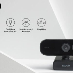 Rapoo C280 2K Webcam - Wide Angle Lens