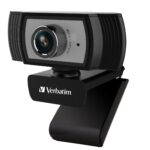 Verbatim 66614 1080p Full HD Webcam - Black/Silver FHD