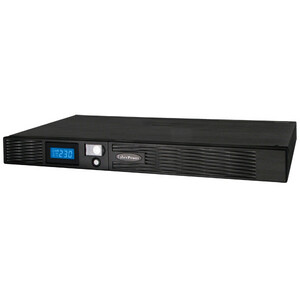 CyberPower PRO Rack Series LCD 1000VA / 670W (10A) 1U Line Interactive UPS - (PR1000ELCDRT1U)- 3 Yrs Adv. Rep