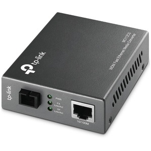 TP-Link 10/100Mbps RJ45 to 100Mbps single-mode SC fiber Converter - (MC112CS)
