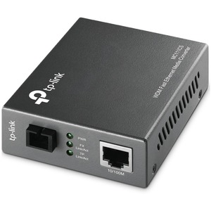 TP-Link 10/100Mbps RJ45 to 100Mbps single-mode SC fiber Converter - (MC111CS)