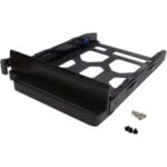 QNAP Black HDD Tray v4 for 3.5" and 2.5" drives without key lock, black, plastic with 6 x screws for 2.5"
