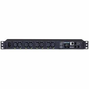 CyberPower Switched MBO ePDU PDU81004 1RU horizontal 12Amp input - SNMP Network Connection - 8x IEC-320 C13
